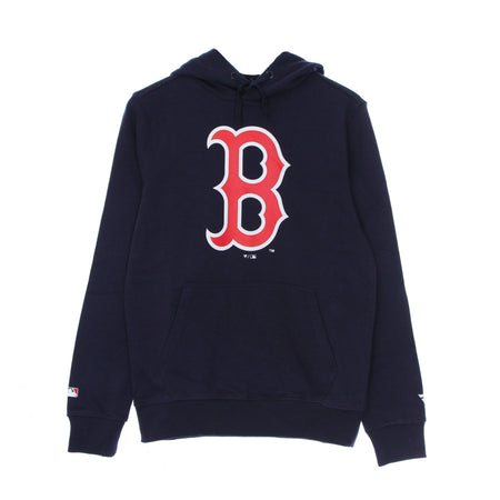 FANATICS BRANDED Felpa Cappuccio Uomo Mlb Mid Essentials Crest Graphic Hoodie Bosred Navy da uomo