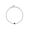 Bracciale MORELLATO donna Tesori arg. 925 - pietra rossa