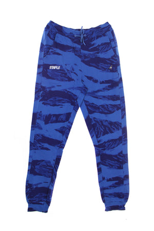 STAPLE Pantalone Tuta Leggero Uomo Sweatpant Blue da uomo