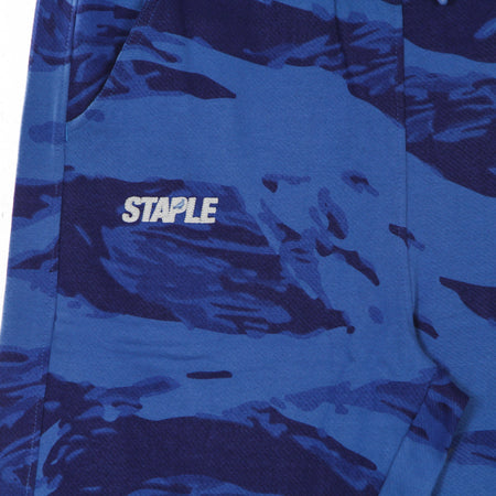 STAPLE Pantalone Tuta Leggero Uomo Sweatpant Blue da uomo