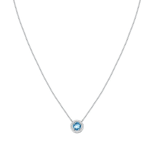 Pendente MORELLATO donna Tesori arg. 925 - pietra azzurra