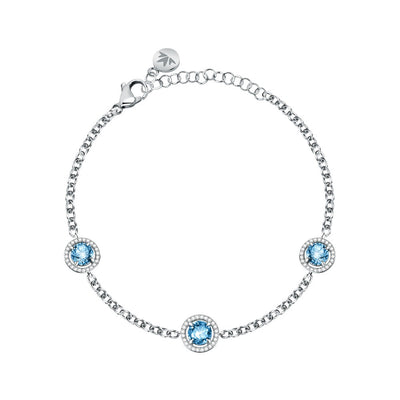 Bracciale MORELLATO donna Tesori tennis arg. 925 / pietre azzurre