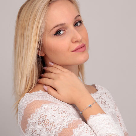 Bracciale MORELLATO donna Tesori tennis arg. 925 / pietre azzurre