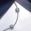 Bracciale MORELLATO donna Tesori tennis arg. 925 / pietre azzurre