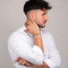 Bracciale MORELLATO uomo Motown acciaio / inserto nero
