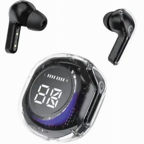 Auricolari Bluetooth 5.3 Trasparenti Ultrapods Pro Con Cofanetto Di Ricarica Led