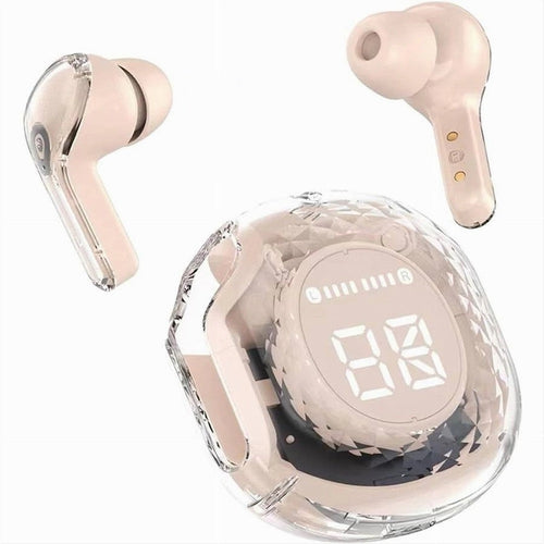 Auricolari Bluetooth 5.3 Trasparenti Ultrapods Pro Con Cofanetto Di Ricarica Led