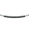 Bracciale MORELLATO uomo Tennis argento 925 / pietre nere