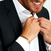 Bracciale MORELLATO uomo Tennis argento 925 / pietre nere