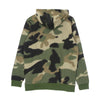 Adidas Felpa Leggera Cappuccio Uomo Camo All Over Print Hoodie Wild Pine/multi/black da uomo