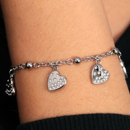 Bracciale MORELLATO donna Passioni acciaio / cuori