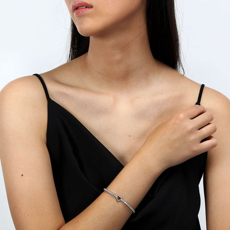 Bracciale MORELLATO donna Tesori arg. 925 - cuore rosso