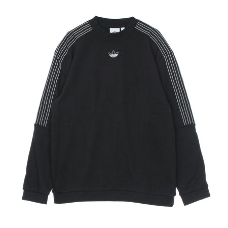 Adidas Felpa Leggera Girocollo Uomo Sport Sweat Crew Black da uomo