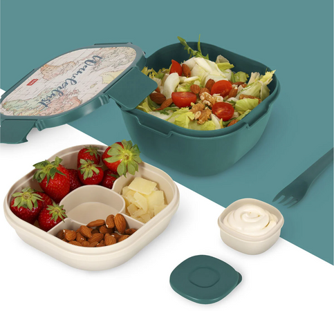 Contenitore Porta Pranzo- Tema Travel - Legami
