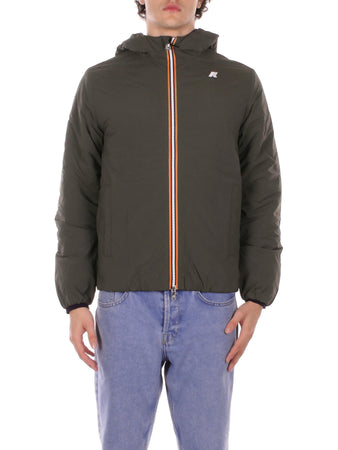 K-Way Giacconi Green blackish da uomo