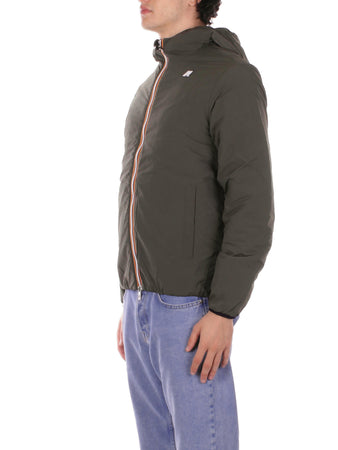 K-Way Giacconi Green blackish da uomo