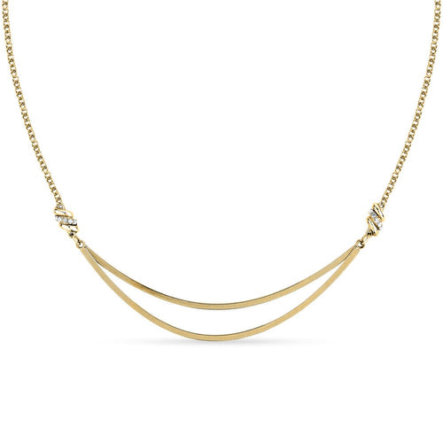 Collana MORELLATO donna Torchon acciaio dorato