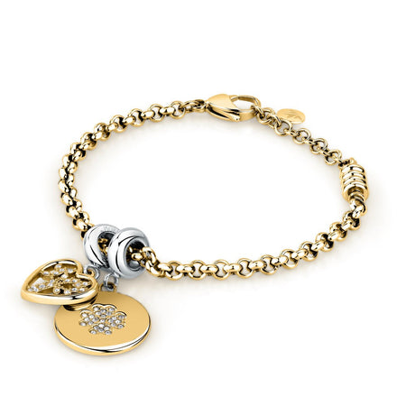 Bracciale MORELLATO donna Drops dorato Alberto vita / quadrifoglio