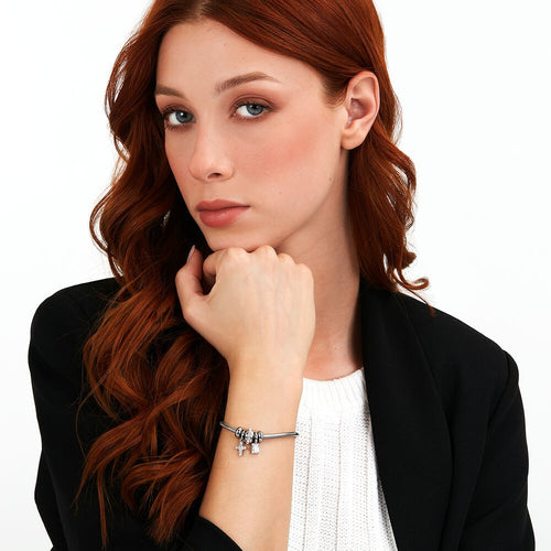 Bracciale MORELLATO donna Drops snake / croce / punto luce