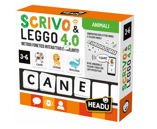 Headu - Scrivo & Leggo 4.0 Metodo fonetico interattivo e parlante (3/6 Anni)