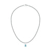 Collana MORELLATO donna Drops acciaio / punto luce azzurro