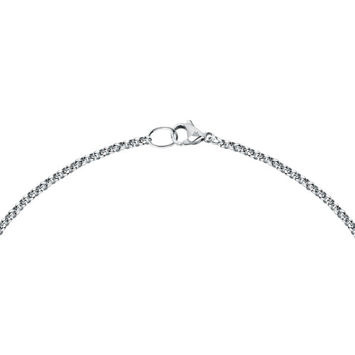 Collana MORELLATO donna Drops acciaio / punto luce bianco