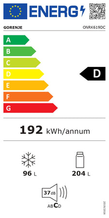 Frigorifero Combinato Retro no frost vintage Crema ONRK 619 DC Gorenje
