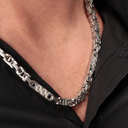 Collana SECTOR uomo Rude acciaio