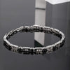 Bracciale SECTOR uomo Tennis acciaio / pietre nere