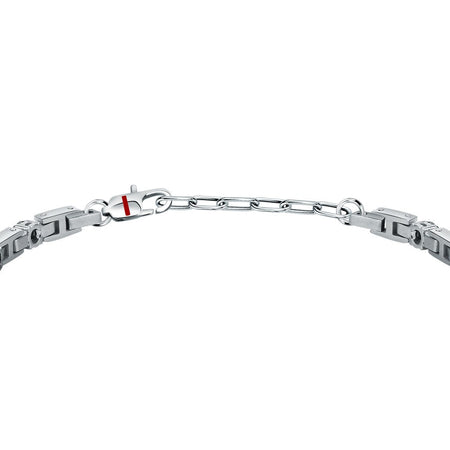 Bracciale SECTOR uomo Tennis acciaio / pietre nere