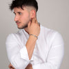 Bracciale SECTOR uomo Tennis acciaio / pietre nere