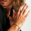 Bracciale SECTOR uomo Premium alluminio / inserto nero