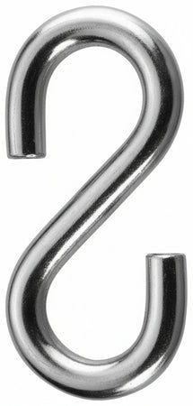 MASIDEF CONNEX - 4 GANCI A "S" ZINCATO MM.4,8X45