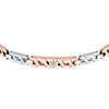 Bracciale MASERATI uomo Iconic acciaio / oro rosa