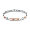 Bracciale MASERATI uomo Iconic acciaio / oro rosa