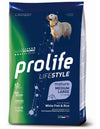 Prolife Lifestyle mangime secco Mature Cani Medium&Large pesce bianco e riso