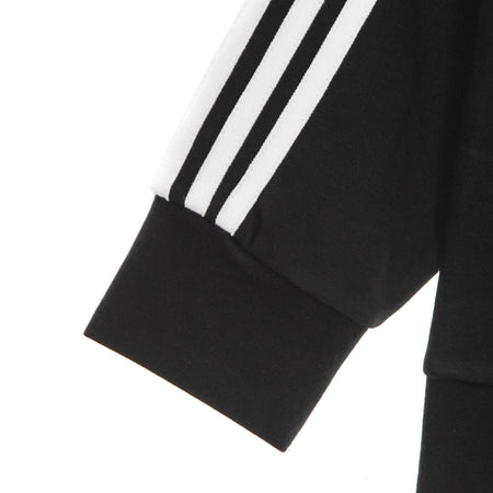 Adidas Felpa Girocollo Uomo 3 Stripes Crew Black da uomo
