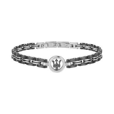Bracciale MASERATI uomo Ceramic nero / acciaio