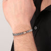 Bracciale MASERATI uomo Iconic acciaio / elemento oro rosa