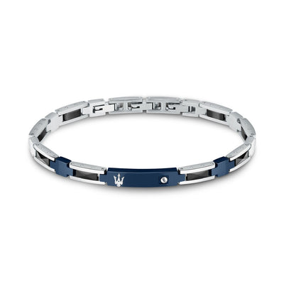 Bracciale MASERATI uomo Ceramic acciaio / blu