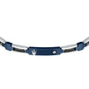 Bracciale MASERATI uomo Ceramic acciaio / blu