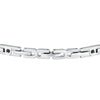Bracciale MASERATI uomo Iconic acciaio / rosa / pietre nere