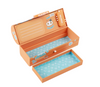 ITOTAL - Organizer a Forma di Bauletto con Lucchetto Cat Lovers Arancio