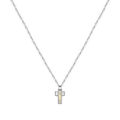 Pendente MORELLATO uomo Gold acciaio e oro 18k