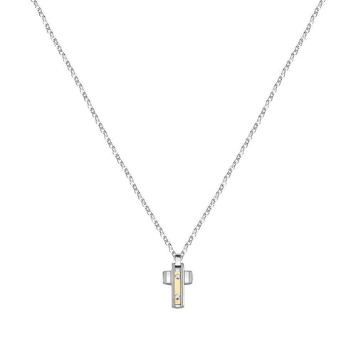 Pendente MORELLATO uomo Gold acciaio e oro 18k