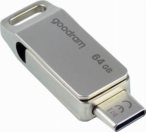Pen Drive 64 Gb Usb 3.2 Gen 1 3.0 Type-a + Usb Type C Dual Drive Otg Oda3-64gb