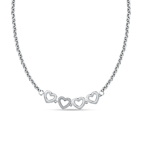 Collana MORELLATO donna Bagliori cuori acciaio