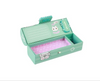 ITOTAL - Organizer a Forma di Bauletto con Lucchetto Cat Lovers Verde
