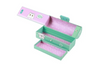 ITOTAL - Organizer a Forma di Bauletto con Lucchetto Cat Lovers Verde