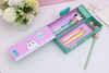 ITOTAL - Organizer a Forma di Bauletto con Lucchetto Cat Lovers Verde